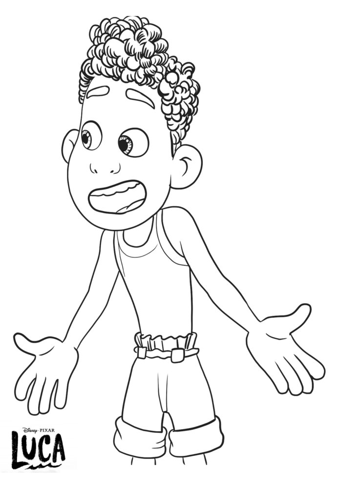 Coloriage d'Alberto