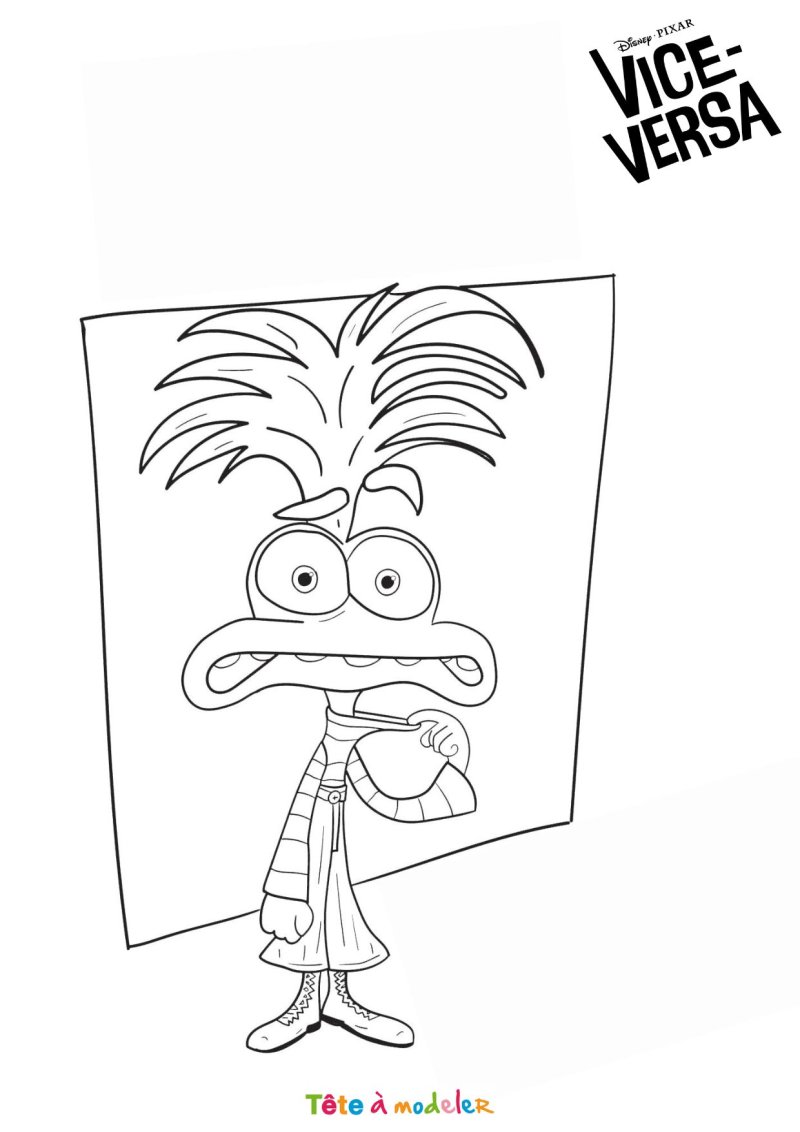 Coloriage d'anxiété