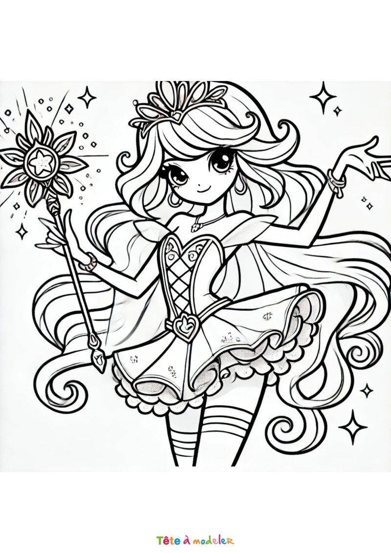 Coloriage d'Auriana de LoliRock