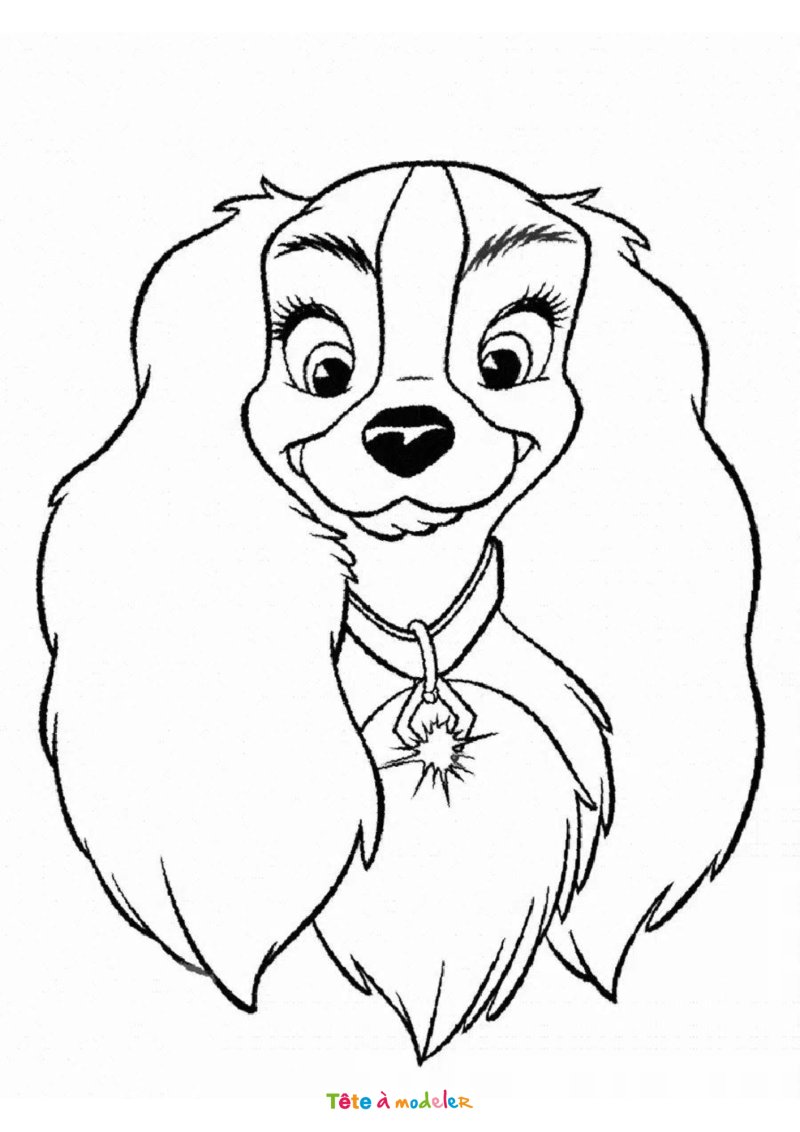 Coloriage de Belle de Disney