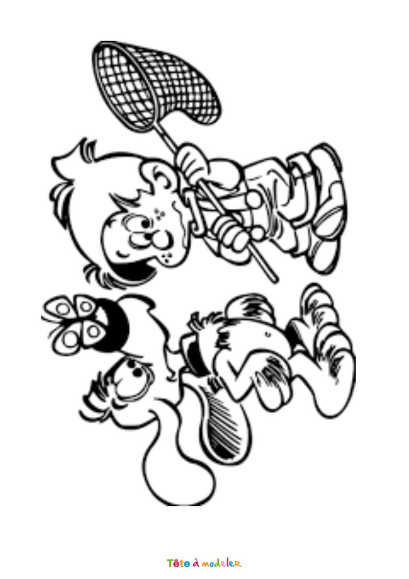 Coloriage de Boule et Bill à télécharger