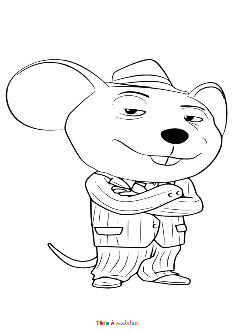 Coloriage de Buster Moon facile