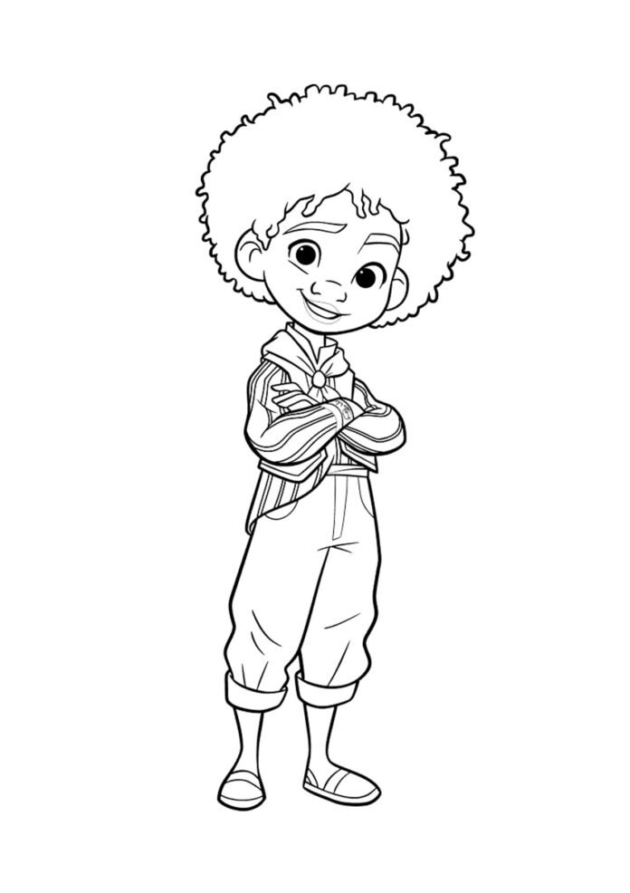 Coloriage d'Antonino Madrigal - Encanto