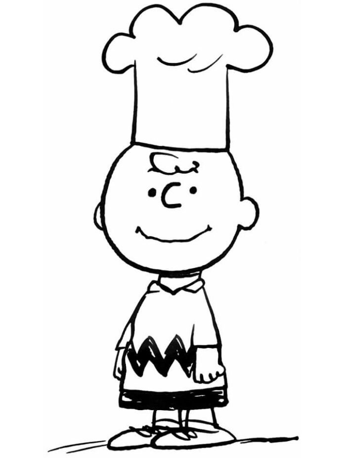 Coloriage de Charlie Brown gratuit
