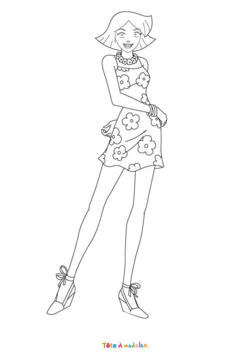 Coloriage de Clover facile