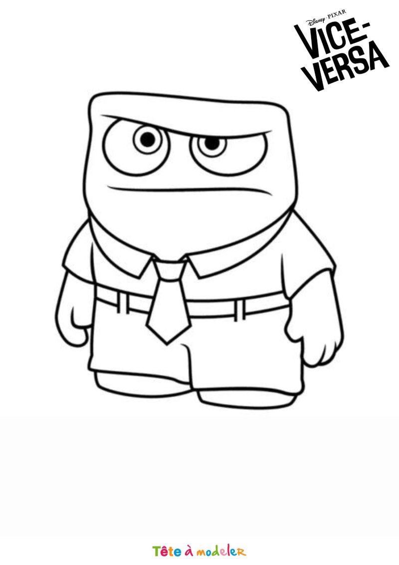 Coloriage de Colère