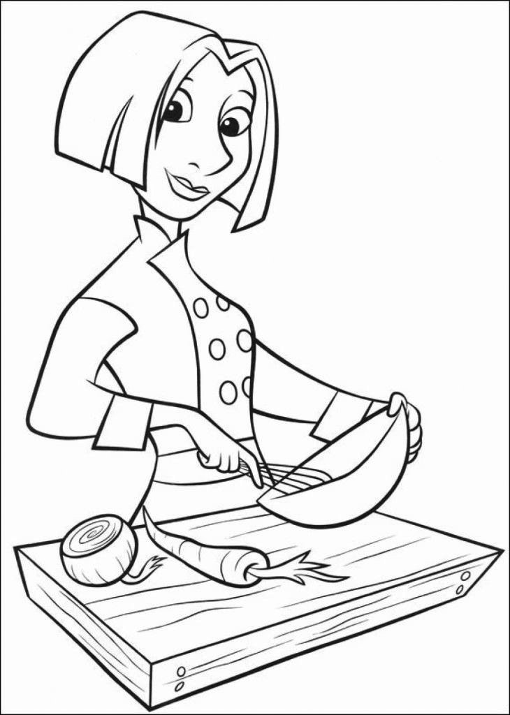 Coloriage de Colette à imprimer 
