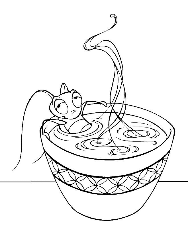 Coloriage de Cricket de Mulan