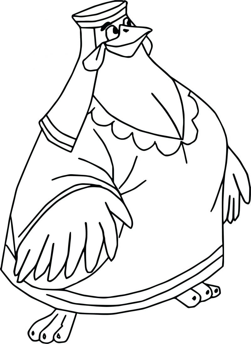 Coloriage de Dame Gertrude