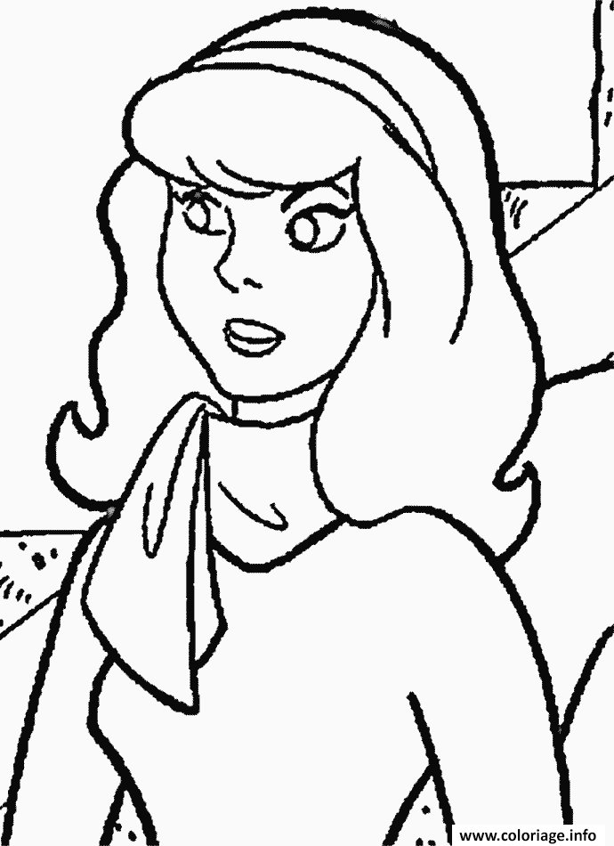 Coloriage de Daphne Blake
