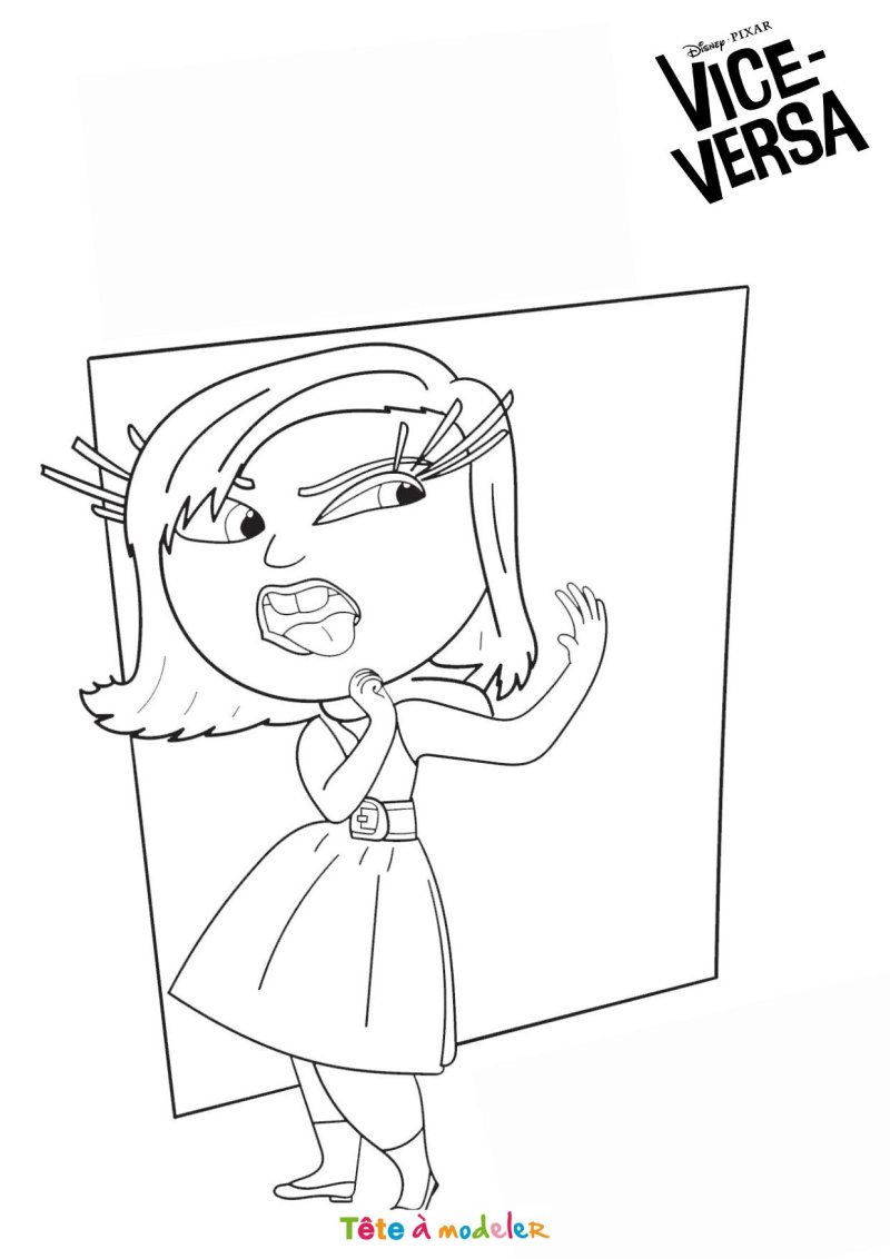 Coloriage de Dégoût