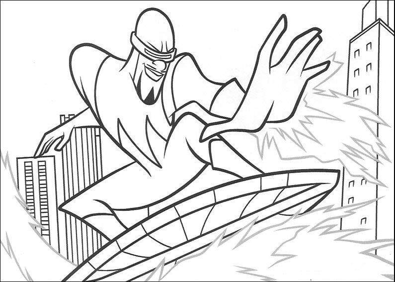 Coloriage de Frozen des Indestructibles