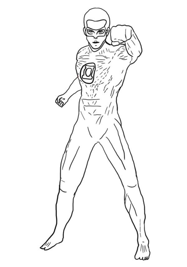 Coloriage de Green Lantern #2