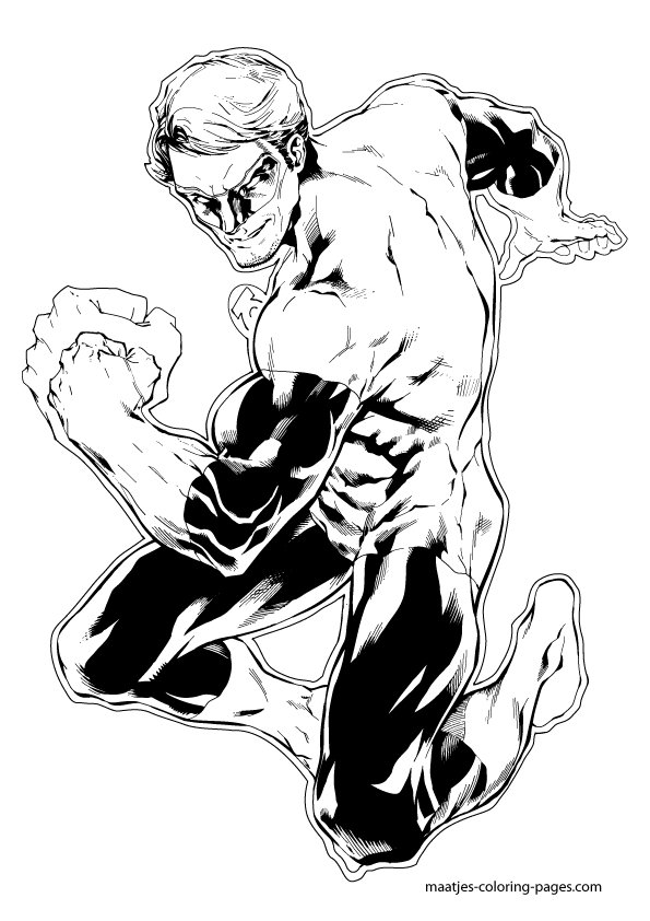 Coloriage de Green Lantern #3