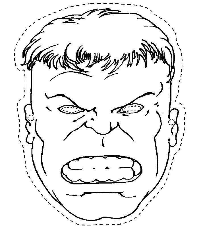 Coloriage de Hulk