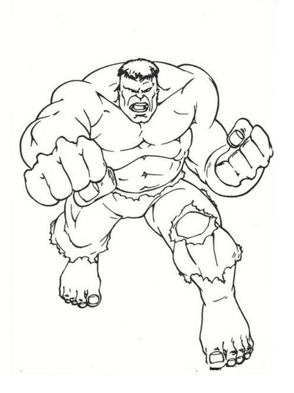 Coloriage de Hulk