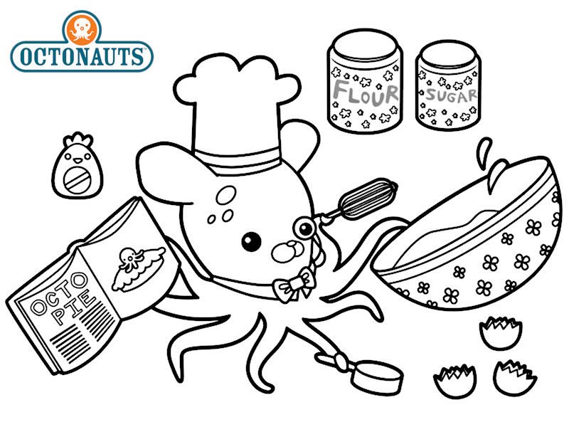 Coloriage de Inkling, la pieuvre