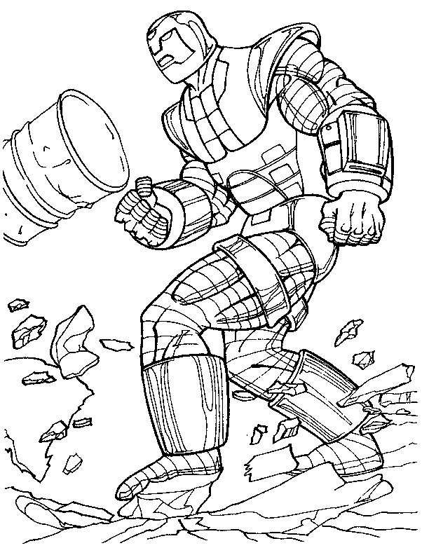Coloriage de Iron Man