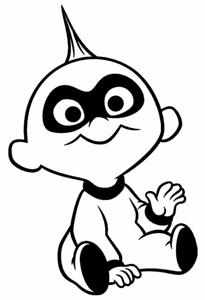 Coloriage de Jack-Jack Parr 