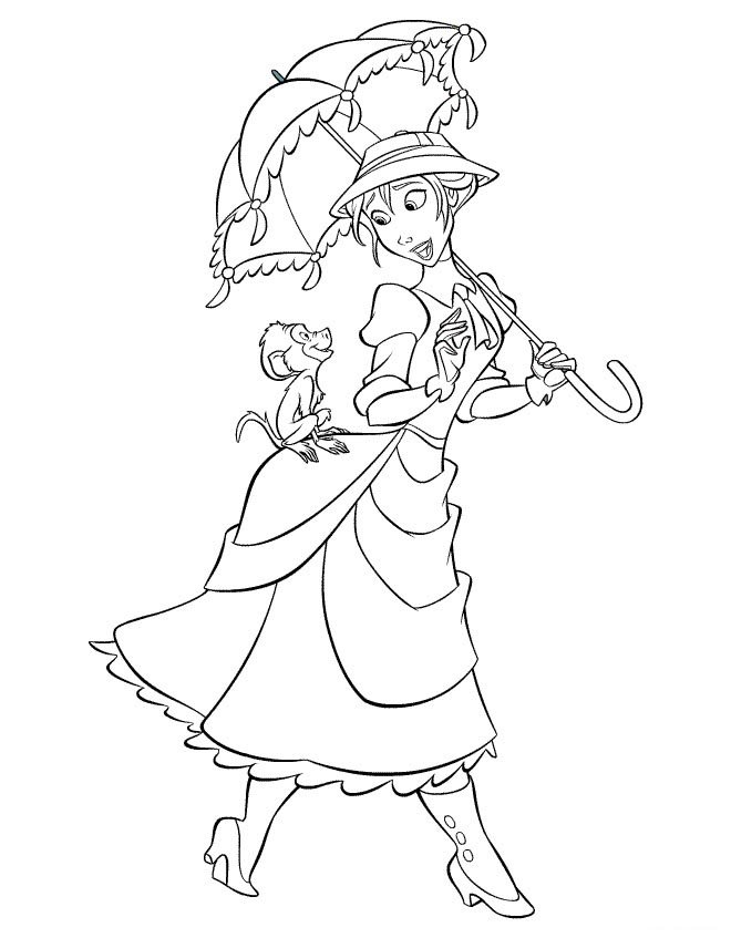 Coloriage de Jane