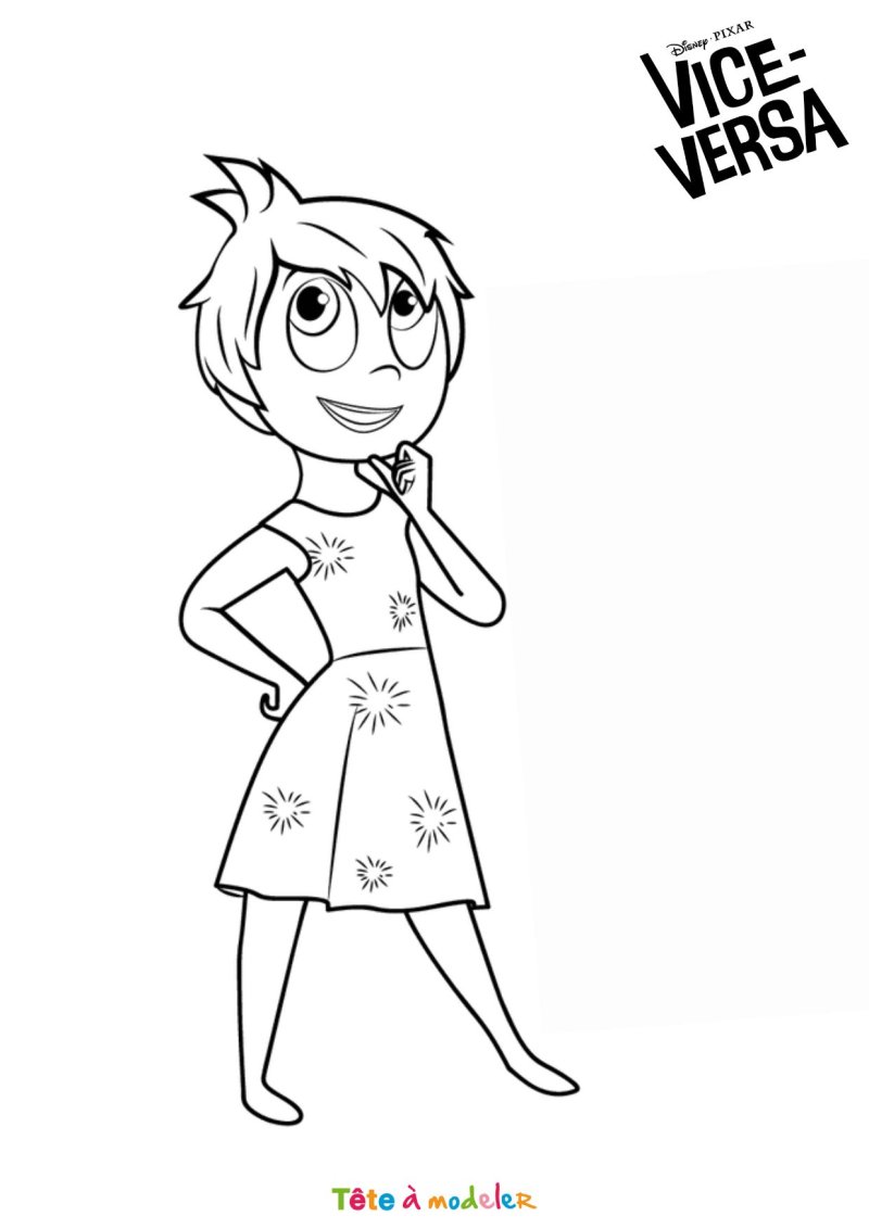 Coloriage de Joie gratuit