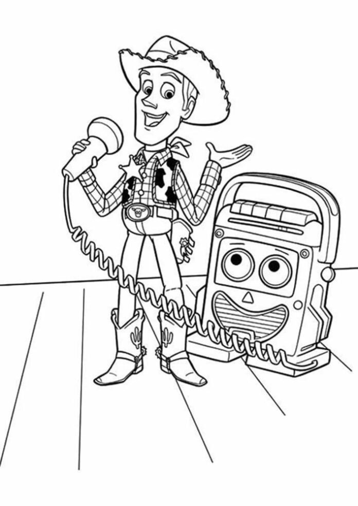 Coloriage de jouets Toy Story