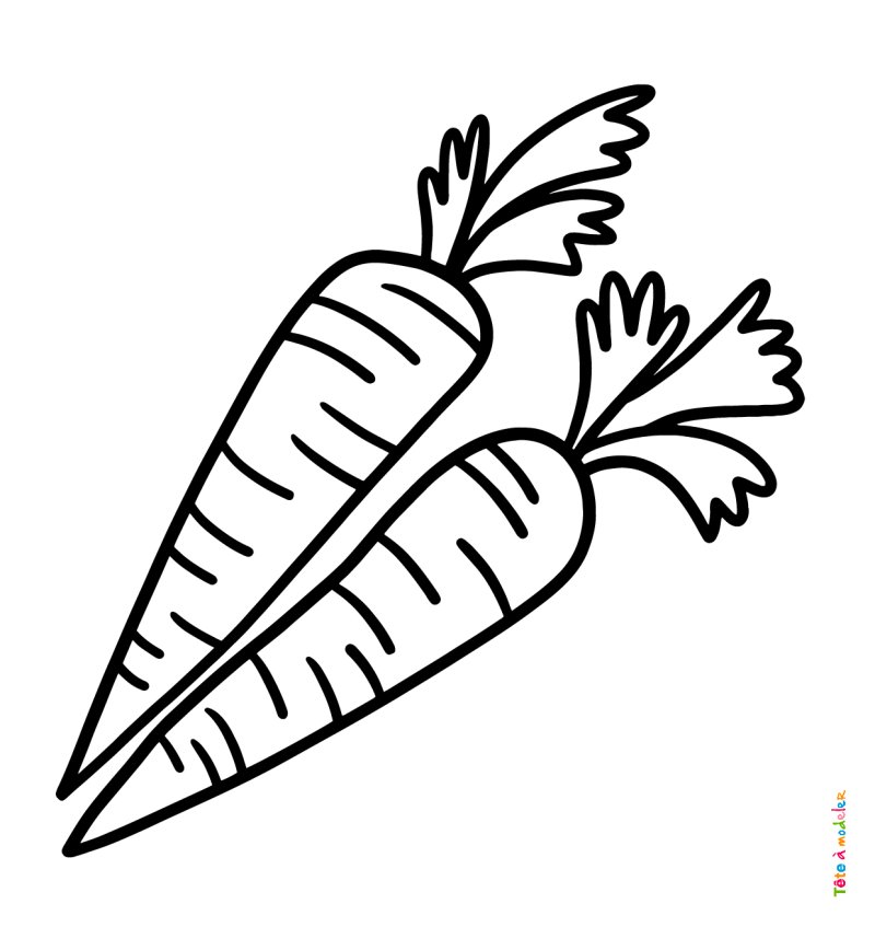 Coloriage de légumes #10
