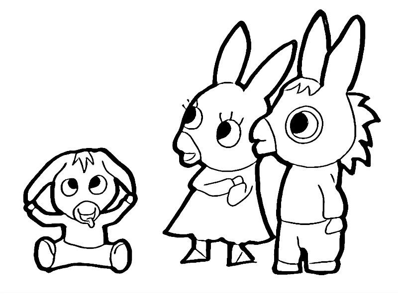 Coloriage de maman et papa Ttrotro