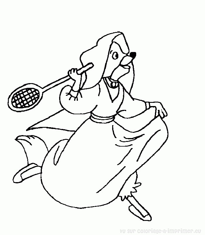 Coloriage de Marianne de Robin des Bois