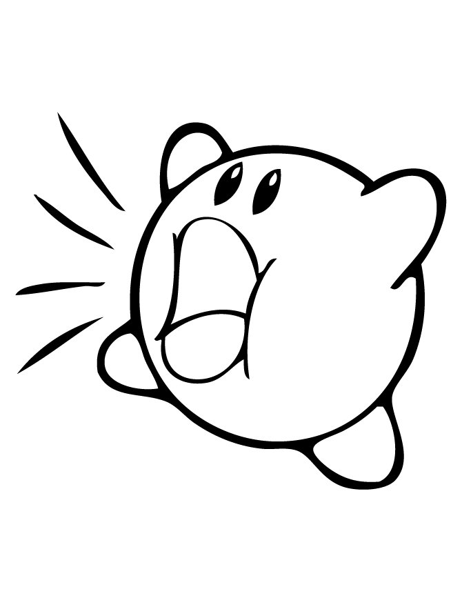 Coloriage de Merry Kirby 