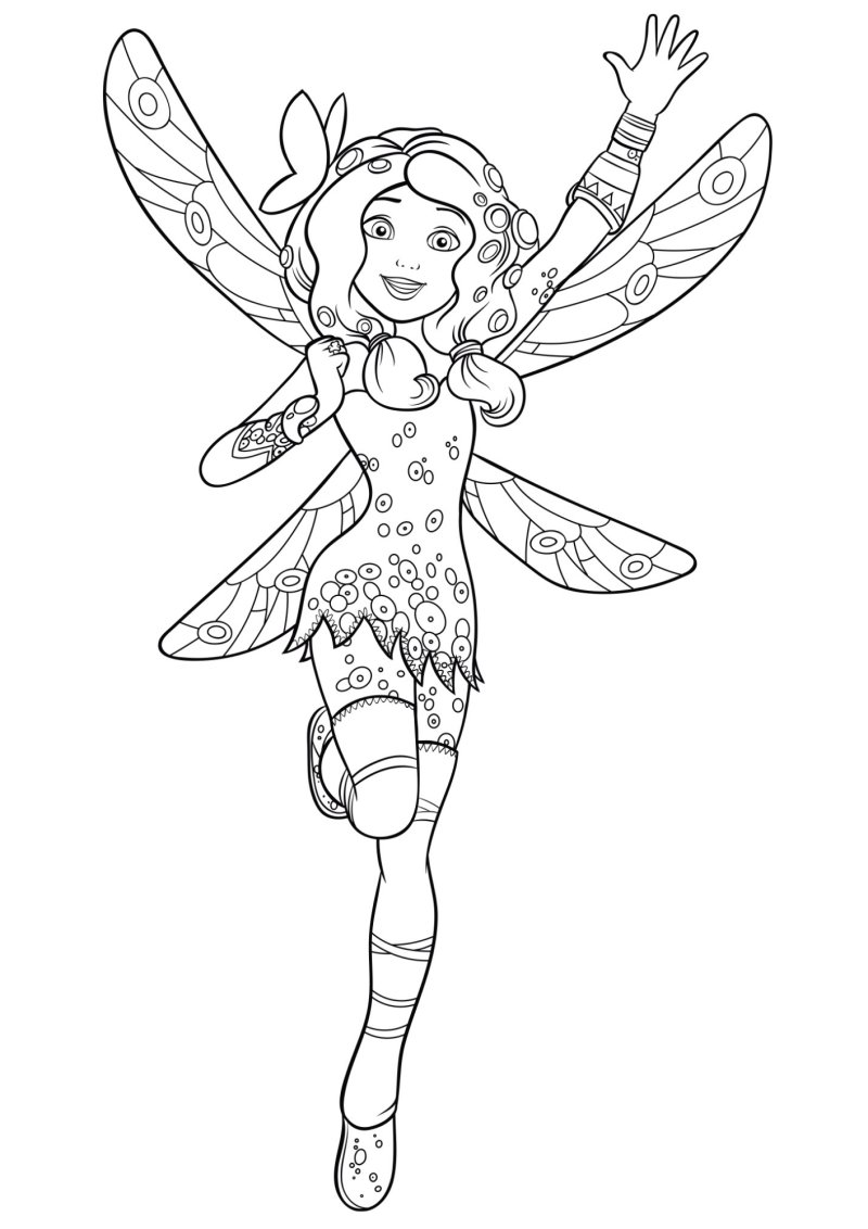 Coloriage de MIA #01