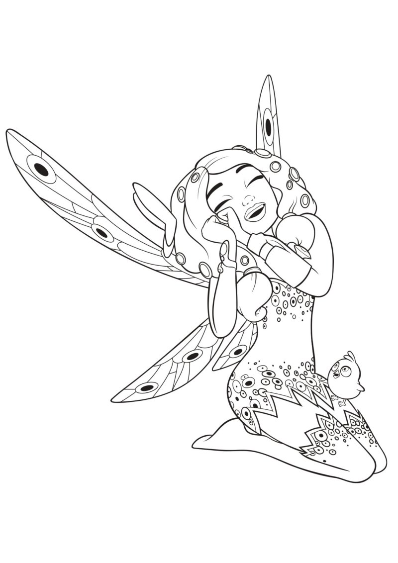 Coloriage de MIA #02