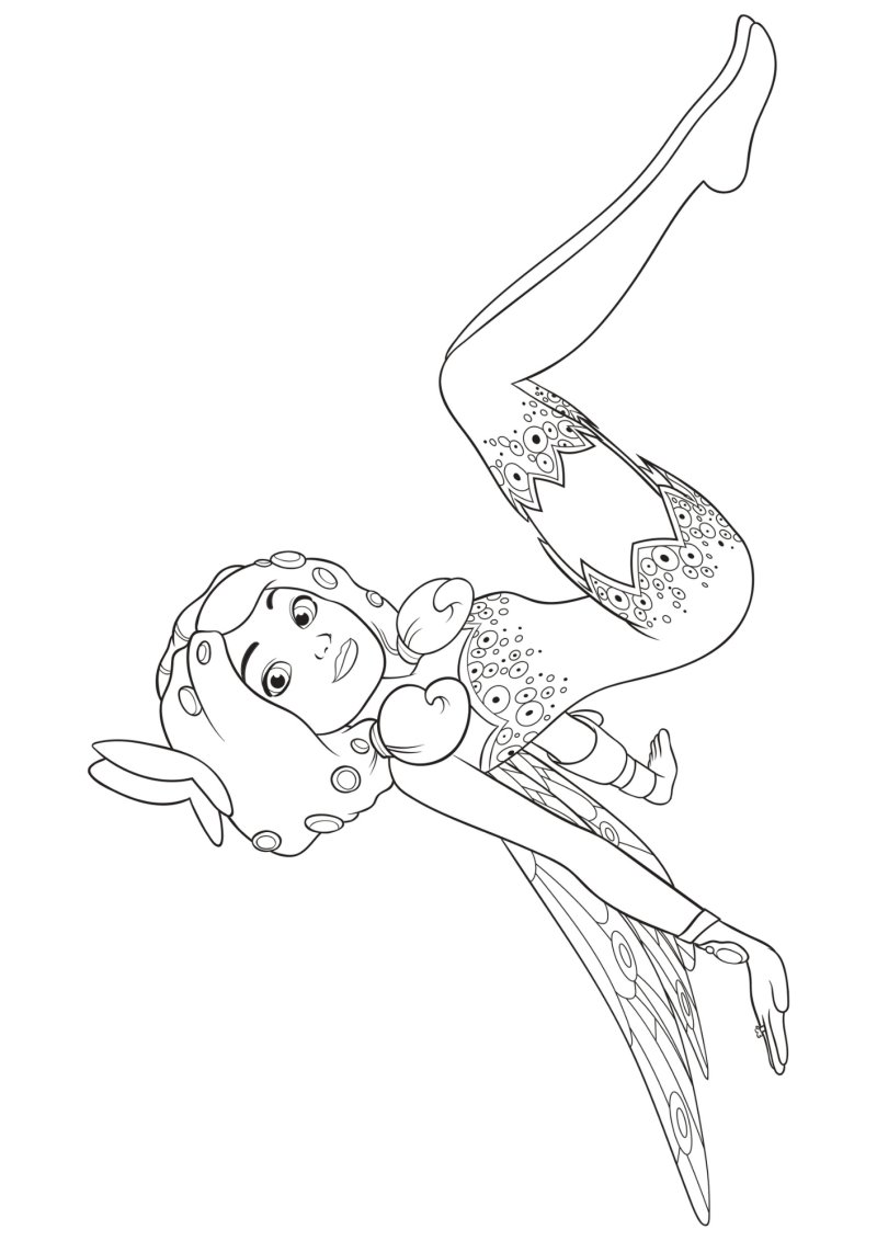 Coloriage de MIA #03
