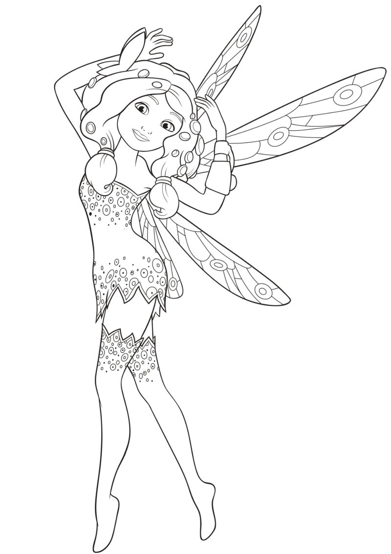 Coloriage de MIA #04