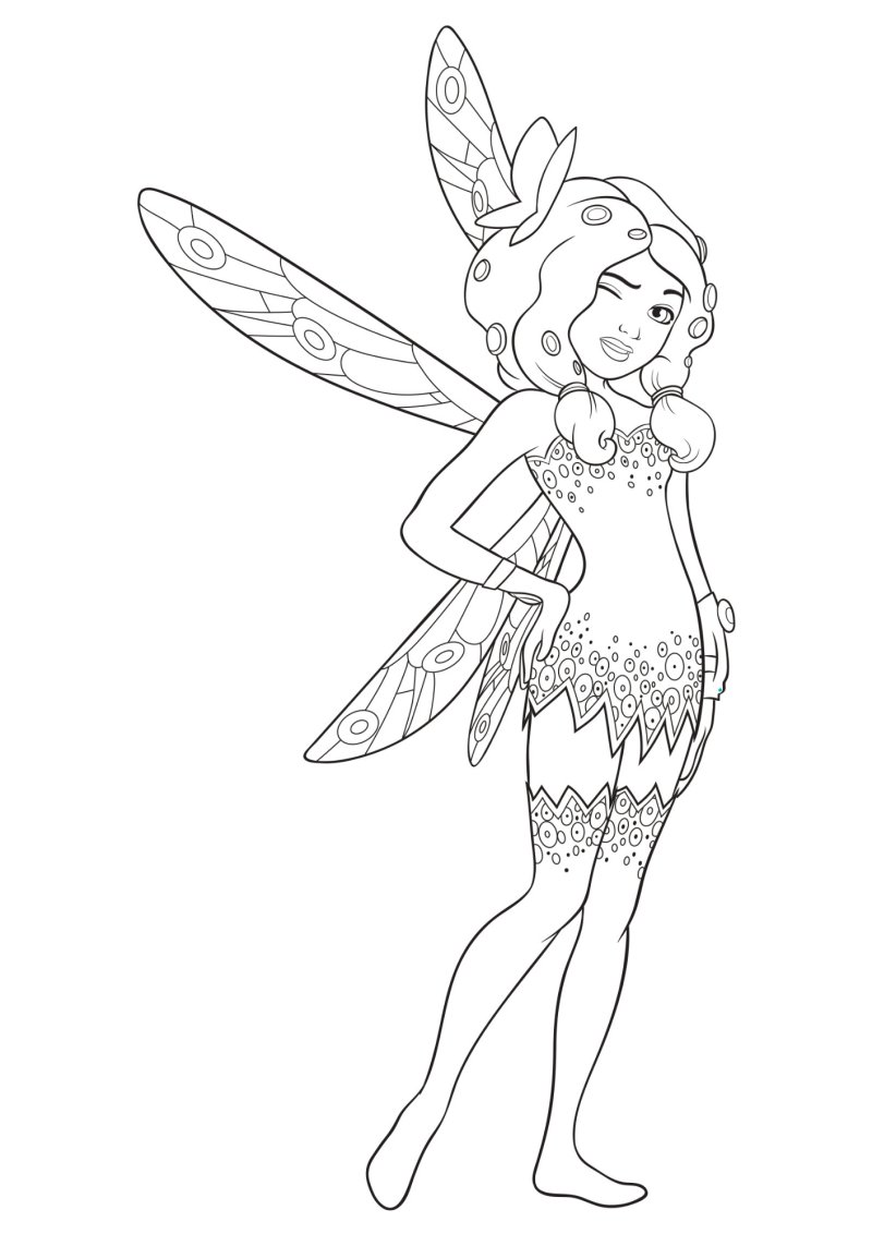 Coloriage de MIA #06