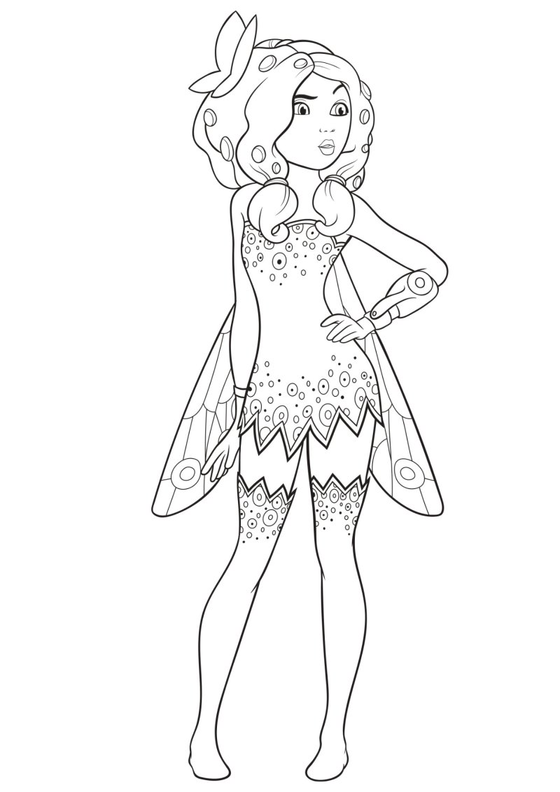 Coloriage de MIA #07