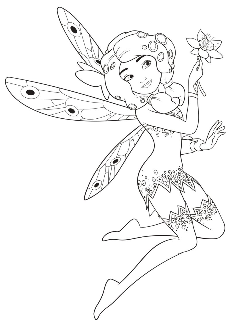 Coloriage de MIA #08