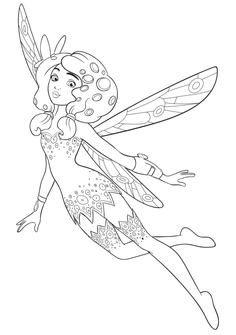 Coloriage de MIA #09