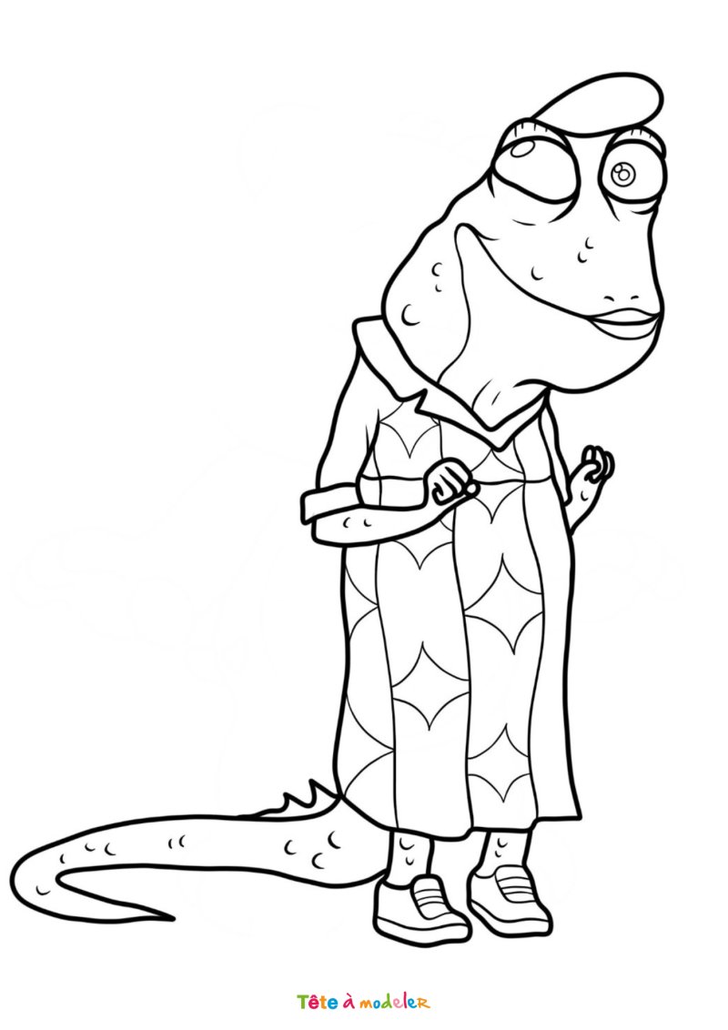 Coloriage de Miss Crawley