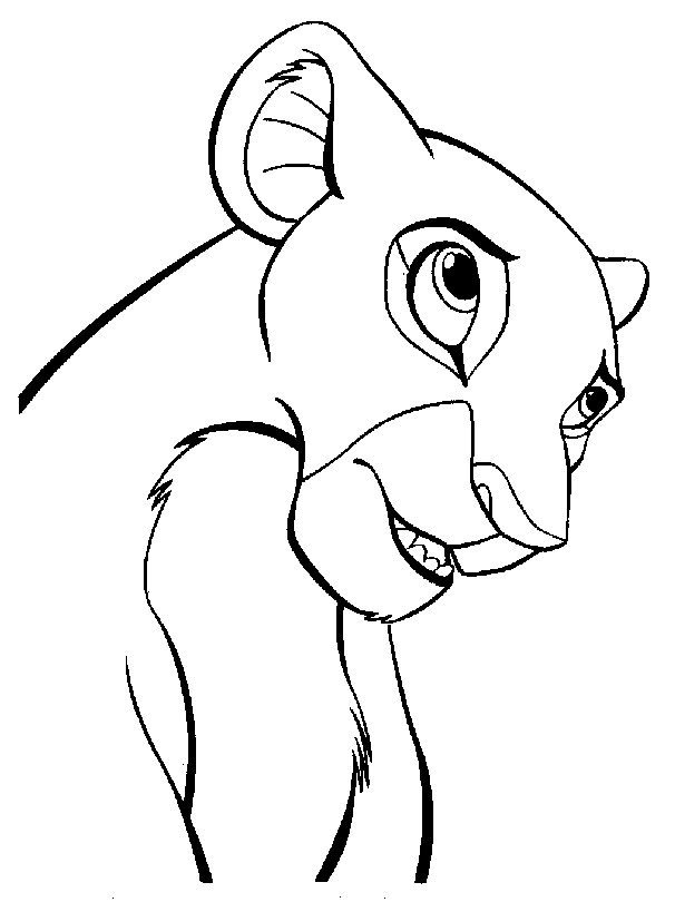 Coloriage de Nala 