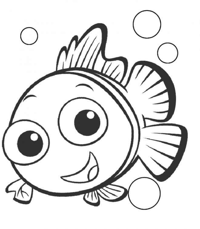 Coloriage de Némo à imprimer