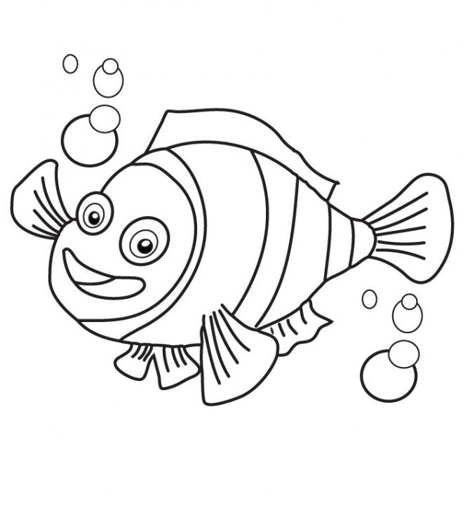 Coloriage de Némo gratuit