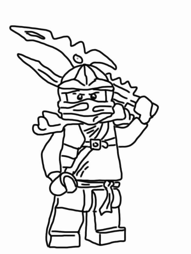 Coloriage de Ninjago en ligne