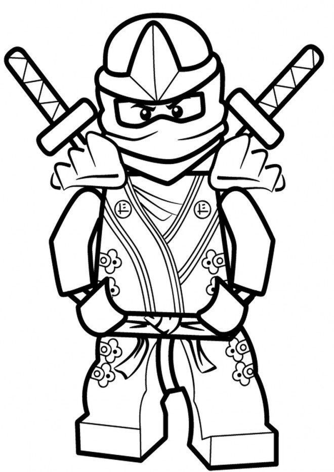 Coloriage de Nya de ninjago