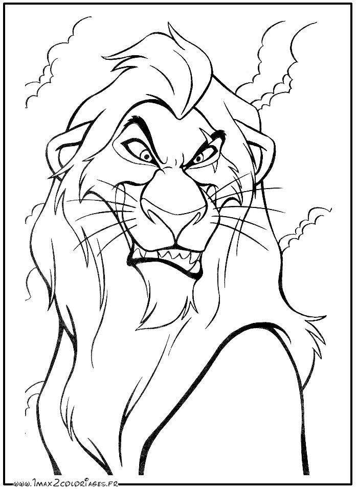 Coloriage de Scar