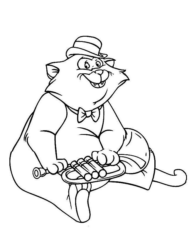 Coloriage de Scat Cat