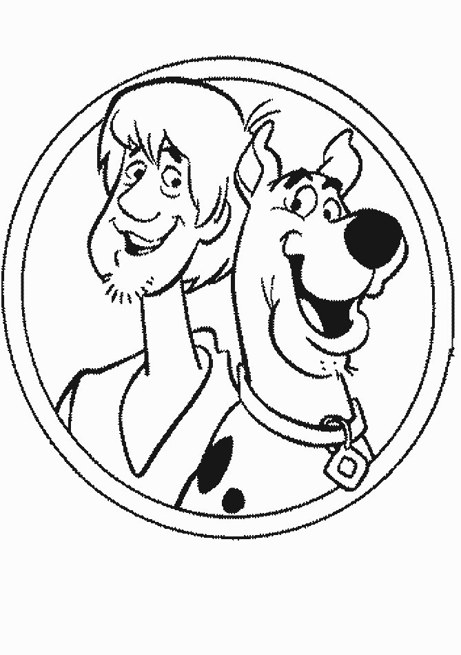 Coloriage de Scoubidou et Sammy Rogers