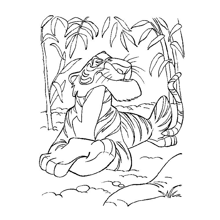 Coloriage de Shere Khan
