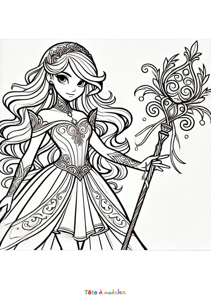 Coloriage de Talia de LoliRock
