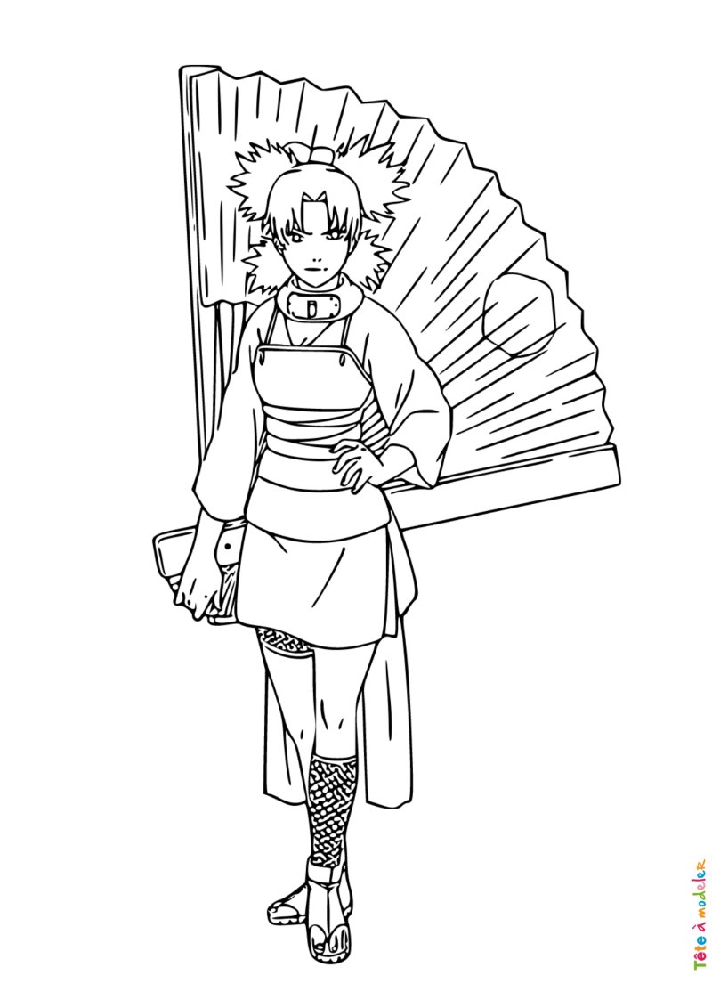 Coloriage de Temari